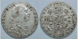 1 Shilling 大不列顛王國 (1707 - 1800) 銀 喬治三世 (1738-1820)