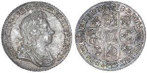 1 Shilling 大不列顛王國 (1707 - 1800) 銀 乔治一世 (大不列颠) (1660 - 1727)