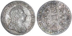 1 Shilling 大不列顛王國 (1707 - 1800) 銀 乔治一世 (大不列颠) (1660 - 1727)