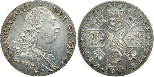 1 Shilling 大不列顛王國 (1707 - 1800) 銀 喬治三世 (1738-1820)