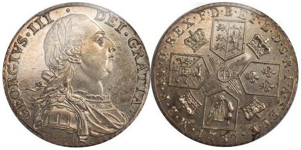 1 Shilling 大不列顛王國 (1707 - 1800) 銀 喬治三世 (1738-1820)