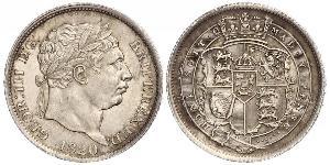 1 Shilling 大不列颠及爱尔兰联合王国 (1801 - 1922) 銀 喬治三世 (1738-1820)