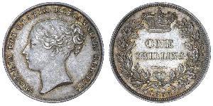 1 Shilling 大不列颠及爱尔兰联合王国 (1801 - 1922) 銀 维多利亚 (英国君主)