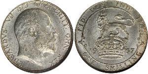 1 Shilling 大不列颠及爱尔兰联合王国 (1801 - 1922) 銀 爱德华七世 (1841-1910)