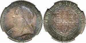 1 Shilling 大不列颠及爱尔兰联合王国 (1801 - 1922) 銀 维多利亚 (英国君主)