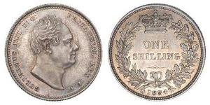 1 Shilling 大不列颠及爱尔兰联合王国 (1801 - 1922) 銀 威廉四世 (英國)