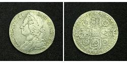 1 Shilling 大英帝国 銀 乔治二世 (大不列颠) (1683 - 1760)