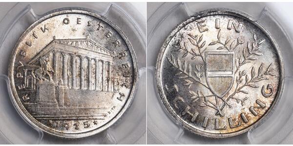 1 Shilling 奥地利第一共和国 (1919 - 1934) 銀 