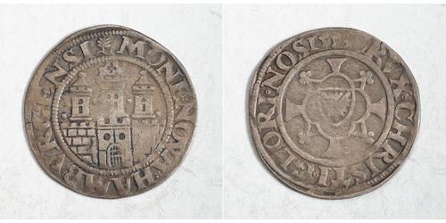 1 Shilling 汉堡 銀 