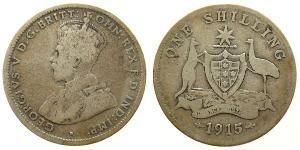 1 Shilling 澳大利亚 銀 乔治五世  (1865-1936)