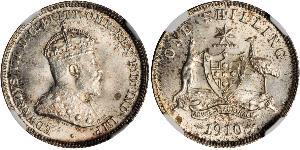 1 Shilling 澳大利亚 銀 爱德华七世 (1841-1910)