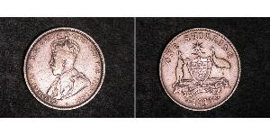 1 Shilling 澳大利亚 銀 乔治五世  (1865-1936)