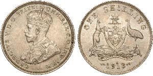 1 Shilling 澳大利亚 銀 乔治五世  (1865-1936)