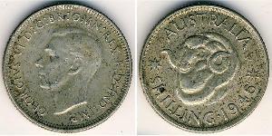 1 Shilling 澳大利亚 銀 乔治六世 (1895-1952)
