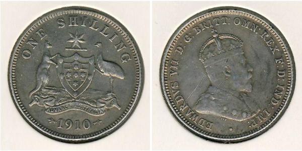 1 Shilling 澳大利亚 銀 