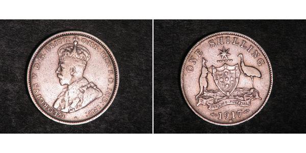 1 Shilling 澳大利亚 銀 乔治五世  (1865-1936)