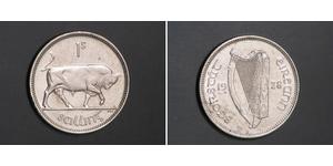 1 Shilling 爱尔兰共和国 銀 