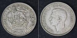 1 Shilling 英国 銀 