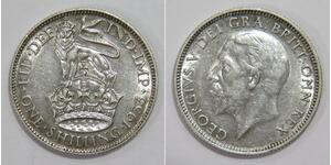 1 Shilling 英国 銀 