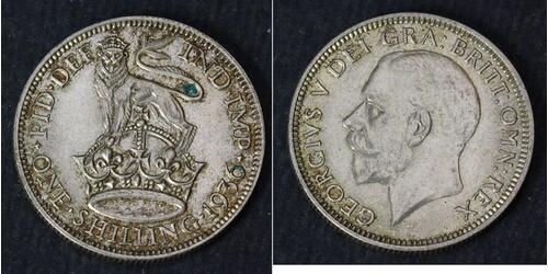 1 Shilling 英国 銀 