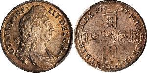 1 Shilling 英格兰王国 銀 威廉三世 (奥兰治)