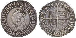 1 Shilling 英格兰王国 銀 Elizabeth I (1533-1603)