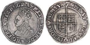 1 Shilling 英格兰王国 銀 Elizabeth I (1533-1603)