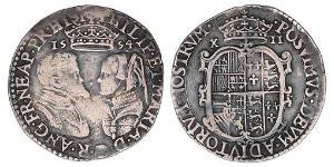 1 Shilling 英格兰王国 銀 玛丽一世 (英格兰)(1516-1558)