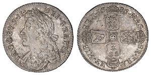 1 Shilling 英格兰王国 銀 James II (1633-1701)