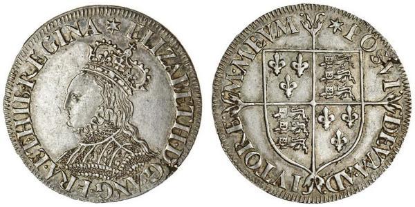 1 Shilling 英格兰王国 銀 Elizabeth I (1533-1603)