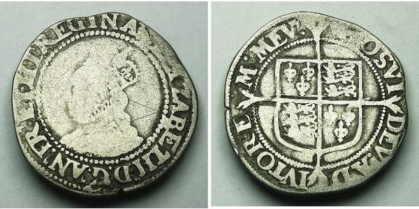 1 Shilling 英格兰王国 銀 Elizabeth I (1533-1603)