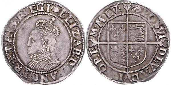 1 Shilling 英格兰王国 銀 Elizabeth I (1533-1603)