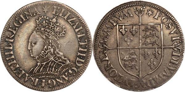 1 Shilling 英格兰王国 銀 Elizabeth I (1533-1603)