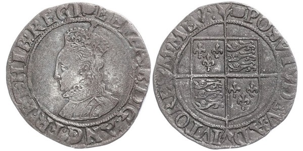 1 Shilling 英格兰王国 銀 Elizabeth I (1533-1603)