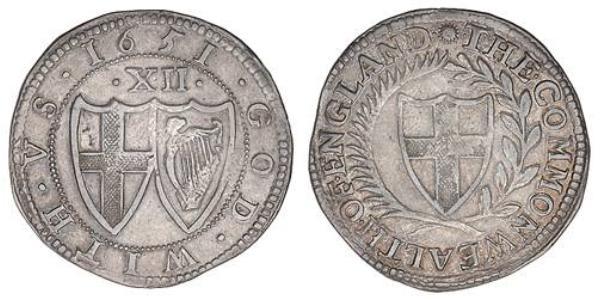 1 Shilling 英格兰联邦 銀 