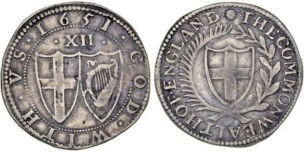 1 Shilling 英格兰联邦 銀 