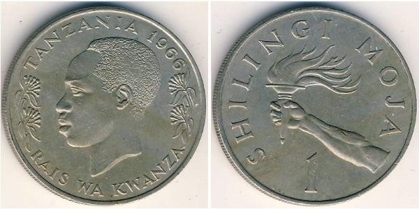 1 Shilling Tanzania 銅/镍 