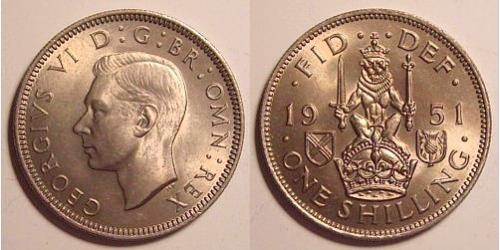1 Shilling United Kingdom (1922-) 銅/镍 乔治六世 (1895-1952)