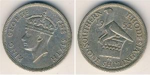1 Shilling 南羅德西亞 銅/镍 乔治六世 (1895-1952)