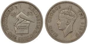 1 Shilling 南羅德西亞 銅/镍 乔治六世 (1895-1952)