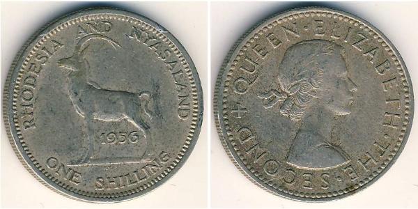 1 Shilling 南羅德西亞 銅/镍 伊丽莎白二世 (1926-2022)