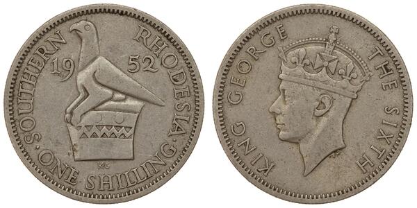 1 Shilling 南羅德西亞 銅/镍 乔治六世 (1895-1952)