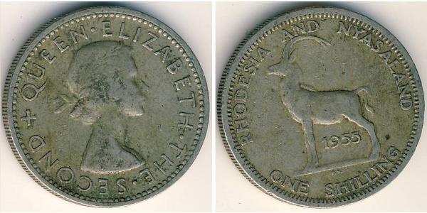 1 Shilling 南羅德西亞 銅/镍 伊丽莎白二世 (1926-2022)