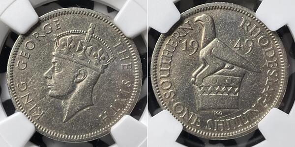 1 Shilling 南羅德西亞 銅/镍 乔治六世 (1895-1952)