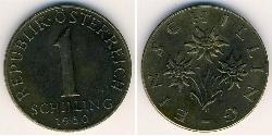 1 Shilling 奥地利 黃銅 