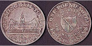 1 Shilling / 1 Token Royaume-Uni de Grande-Bretagne et d