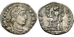 1 Siliqua Impero bizantino (330-1453) Argento Valente (328-378)