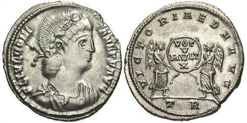 1 Siliqua Impero romano (27BC-395) Argento Costante I (320-350)