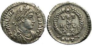 1 Siliqua Imperio bizantino (330-1453) Plata Valente (328-378)
