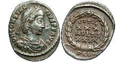 1 Siliqua Römische Kaiserzeit (27BC-395) Silber Constantius II(317 - 361)